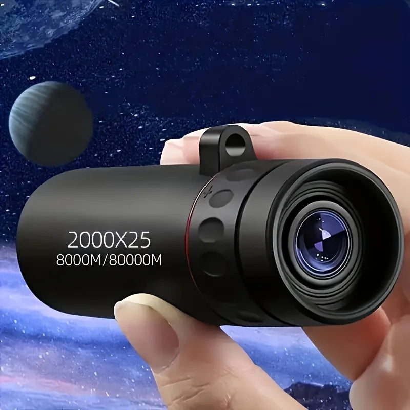 2025 2000X25 HD Monocular Telescope, Compact Portable for Travel,